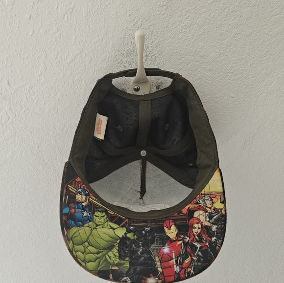Marvel Avengers Brown Camouflage Youth Hat Snapback Baseball Cap - Picture 2 of 3
